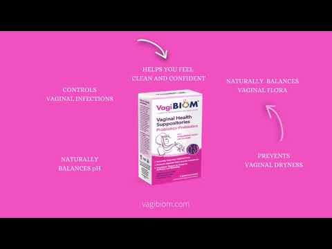 VagiBiom Vaginal Probiotic Suppositories