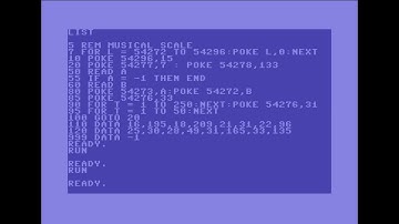 Basic Programming on the C64 06 : Sound and Music #2