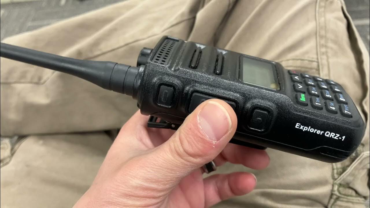 Explorer QRZ-1 HT 5watt hand held - YouTube