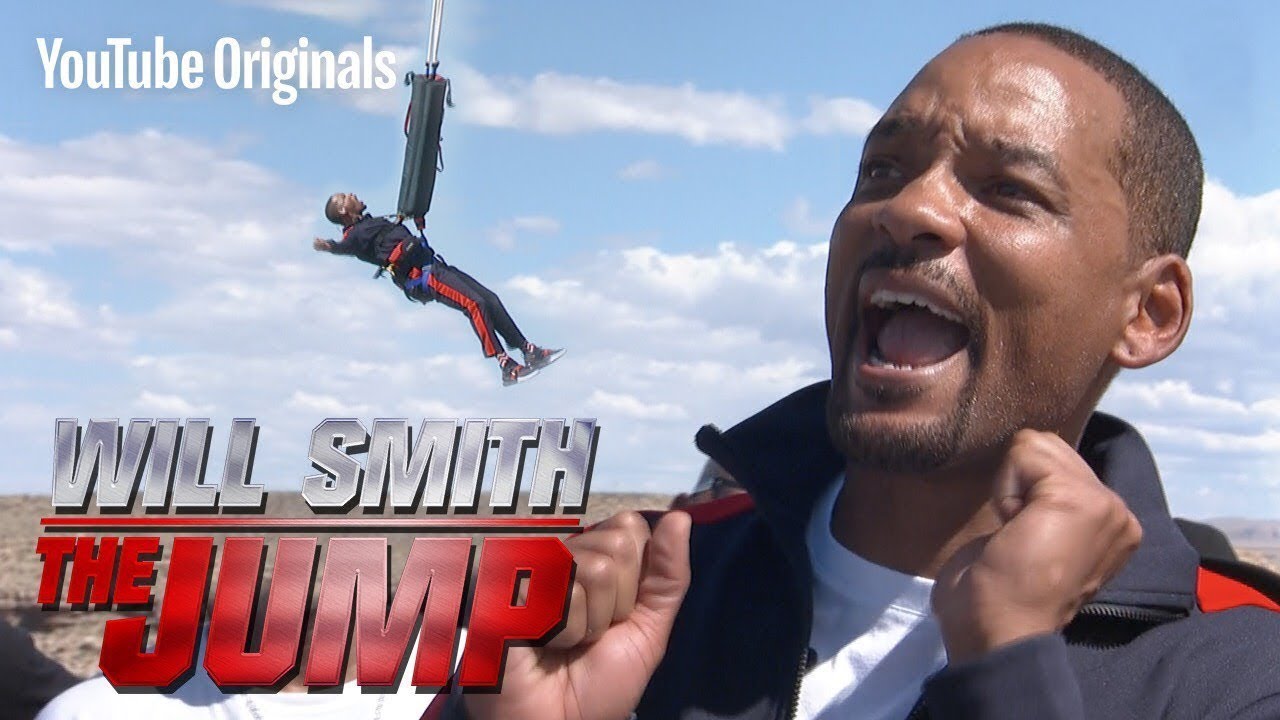 Will Smith Bungee Jumps Out Of Helicopter For 50th Birthday Bbc News