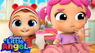 Where’s My Sock?🧦 | Little Angel And Friends Kid Songs