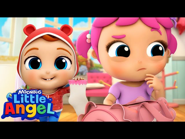 Where’s My Sock?🧦 | Little Angel And Friends Kid Songs class=