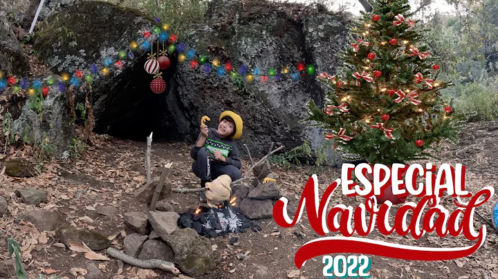 Paso la NOCHE de NAVIDAD en la CUEVA de las CABEZA...