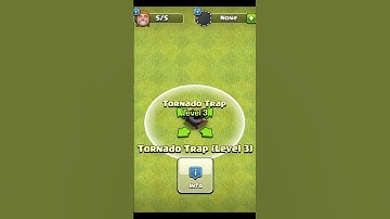 Upgrade Of Tornado Trap Level 1 To Max | COC #shorts