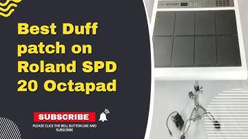 Best Duff patch on Roland SPD 20 Octapad || Devanand Priyadarshi || makemysound.in