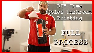 Making a Color Darkroom Print -- FULL PROCESS with lots of details! (Kodak Portra 160)