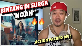 NOAH - BINTANG DI SURGA (Official Music Video) | New York REACTION