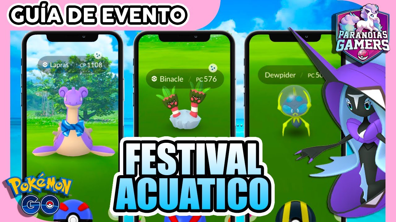 ????AQUÍ HAY MUCHO QUE HACER❗️ GUÍA FESTIVAL ACUÁTICO: MISIONES, INVESTIGACIONES, SHINIES | Pokémon GO