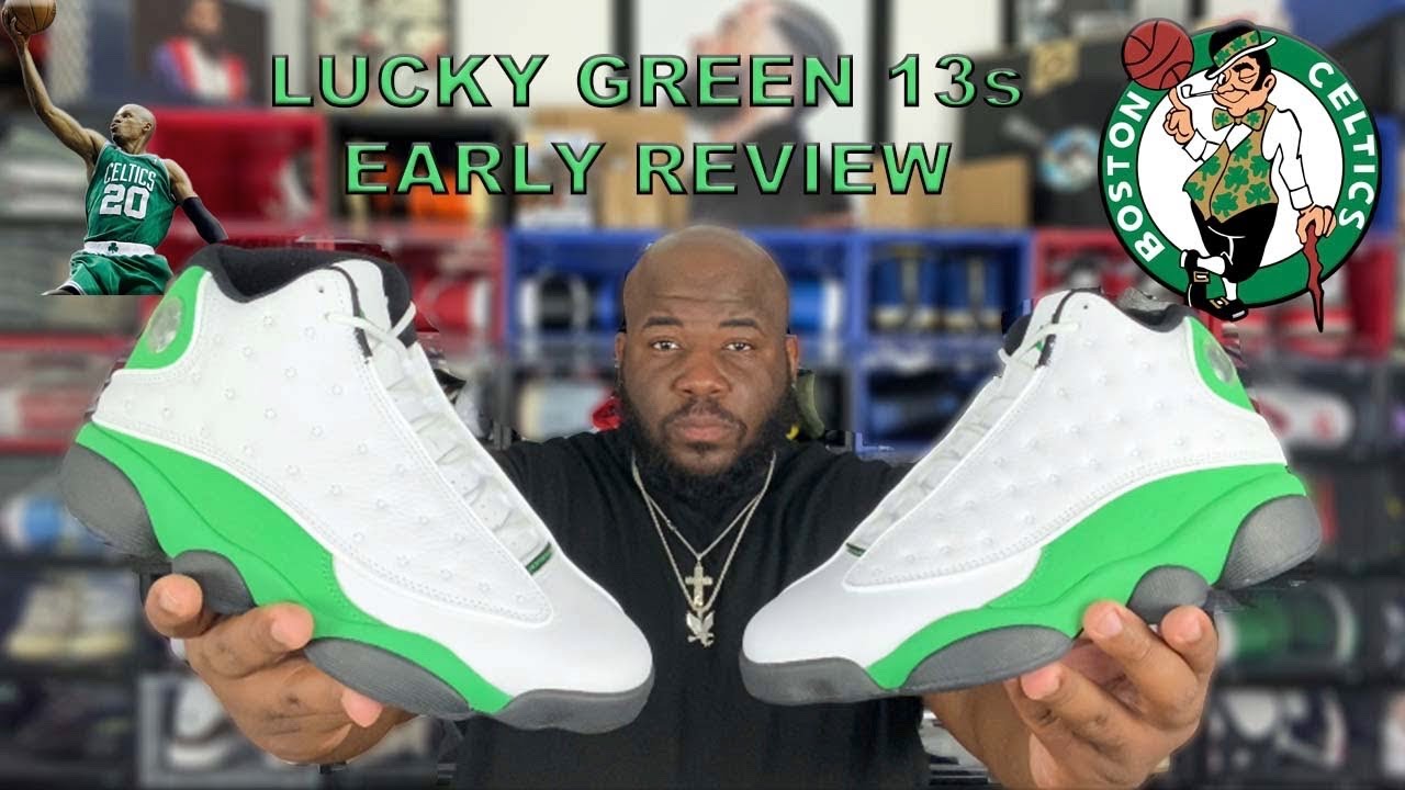 black and green retro 13