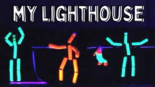 'My Lighthouse' by Rend Collective - Lantern Puppeteers Blacklight UV Light Party Puppet Song