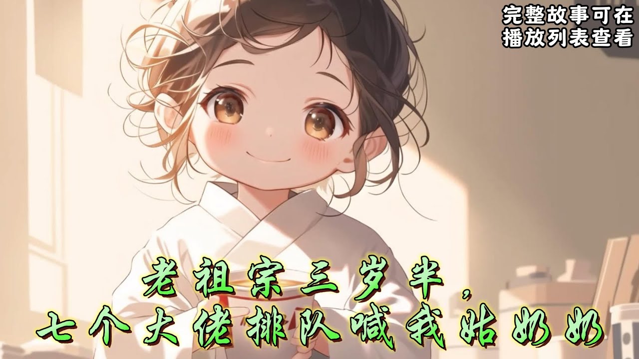 cc字幕、《老祖宗三岁半，七个大佬排队喊我姑奶奶》：玄学团宠三岁半爆笑豪门叶家从警局接回来一个三岁半的奶娃娃。谁知叶家全体大佬开口就喊姑奶奶！小姑奶奶会算命，会画符，会捉鬼。#小说推文 #漫画解说