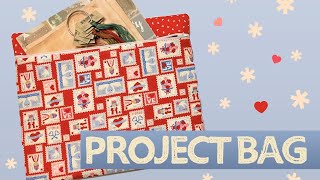 How To Make a Project Bag, Lined with Zipper, perfect for Cross Stitch Projects! screenshot 1