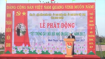 Ninh Thuận tổ chức Lễ phát động "Tết trồng cây đời đời nhớ ơn Bác Hồ"