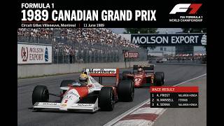 Ayrton Senna & Alain Prost Battle | 1989 Canadian Grand Prix Full Race Formula 1 #f1