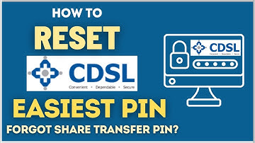 How To Reset CDSL Easiest PIN | Forgot CDSL Share Transfer Easiest PIN?
