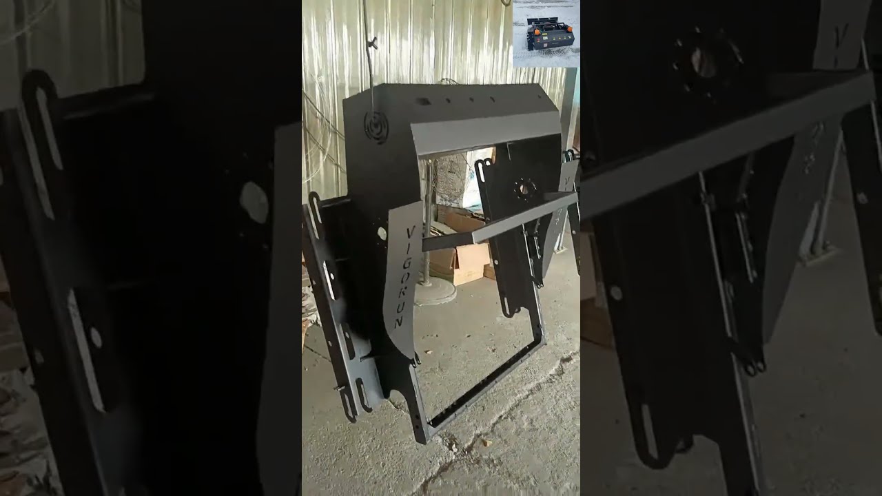 Wireless Track Mower With Snow Plow Blade Shovel Removal Machine