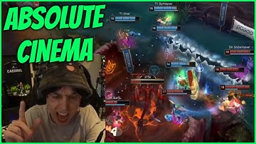 Caedrel Casts His Ult And Complete Chaos Ensues (T1 VS DK)