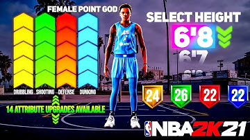 NBA 2K21 Game Breaking 2 Way Slashing Playmaker Demon Build🔥🔥😈
