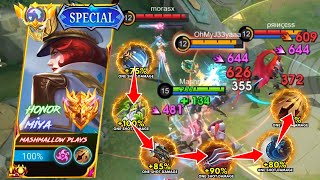 MIYA BEST GUIDE TO RANK UP FASTER IN GOLD LANE AUTO WIN (MUST TRY) │ BUILD TOP 1 GLOBAL MIYA ~ MLBB