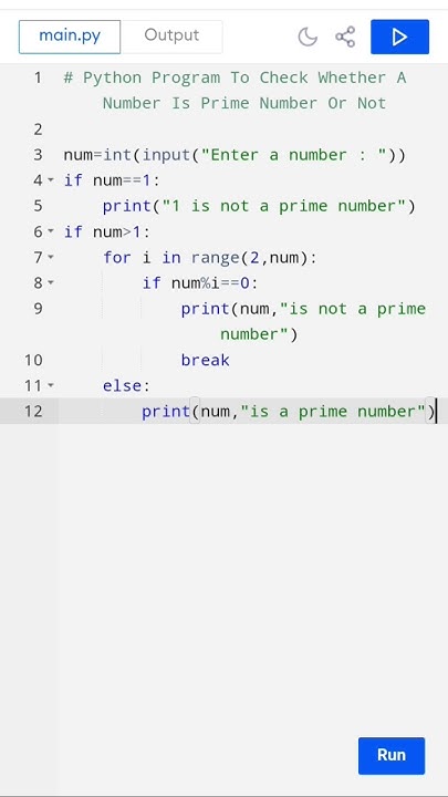 Python Program To Check If A Number is Prime Number Or Not | Python For ...