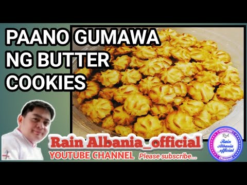 Video: Paano Gumawa Ng Butter Cookies