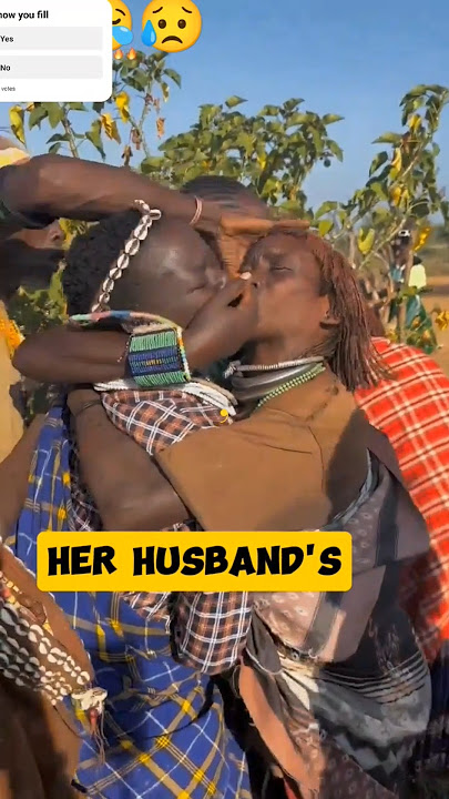 She's left her husband tribe marriage#tribalmarriage