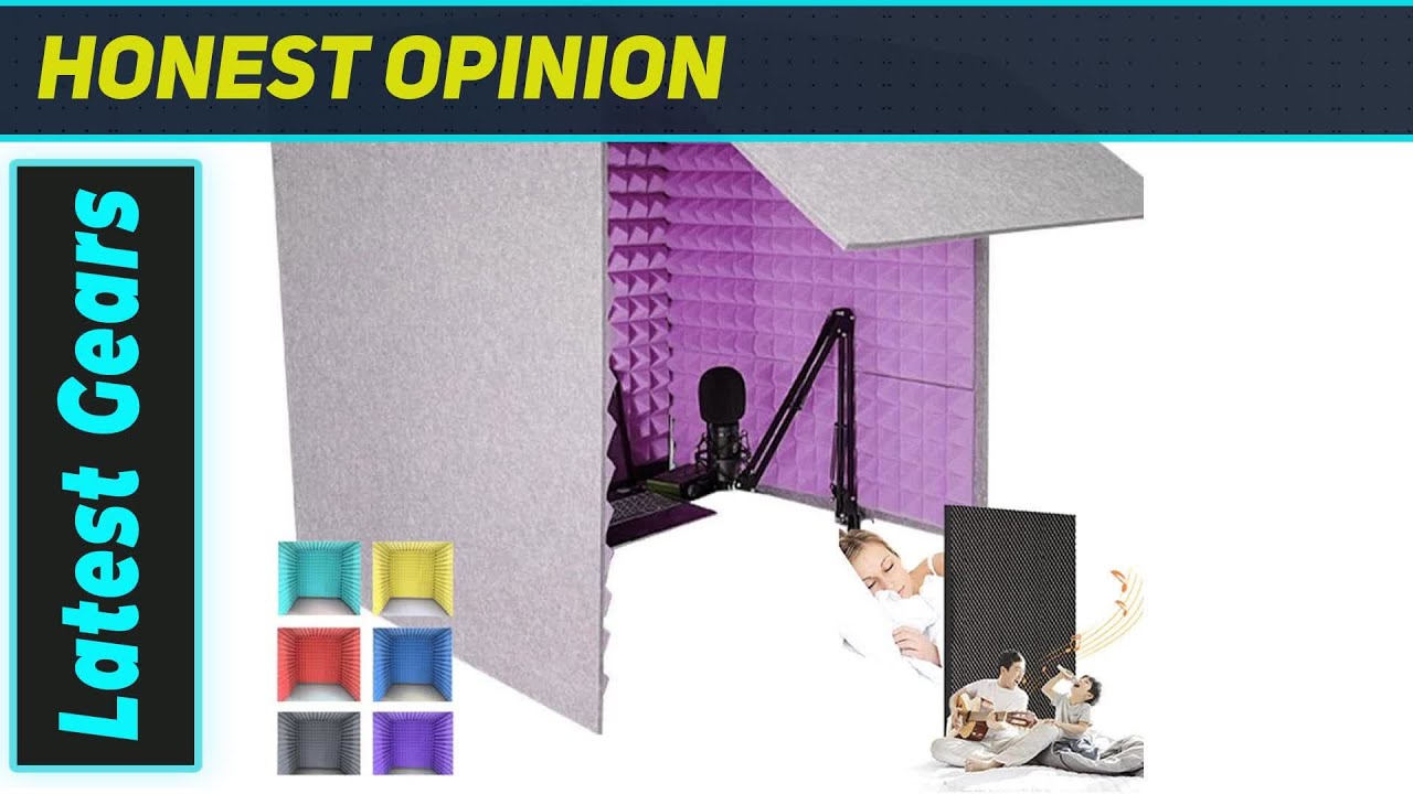 Лучшая портативная микрофонная изоляционная кабина для вашей домашней студии!