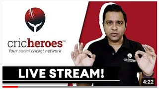 Ab har Cricket Match hoga LIVE with CricHeroes Live Stream by Aakash Chopra