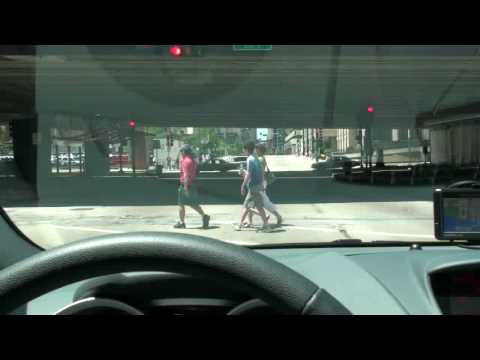 Ford Fiesta cruising in downtown Chicago 2 - YouTube