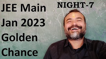 JEE 2023 Night 7 Crash Course Short Tricks & Guessing Main Advanced Maths Important Ques Algebra 3D