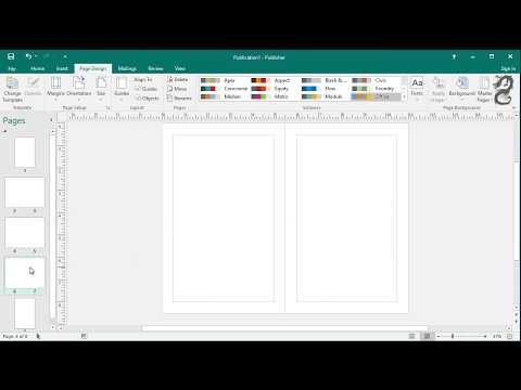 How To Set Up A Booklet In Publisher