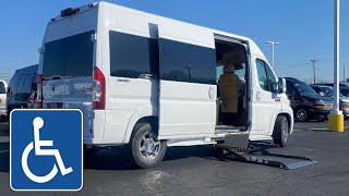 Under Van Wheelchair Lift! 2021 Ram ProMaster LUXURY Mobility Van | Sherry Review