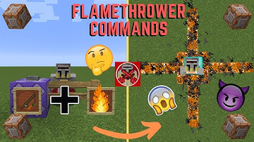 Command Block Tutorial #47: Flamethrower Commands (1.14+) (300+ Subscriber Special)