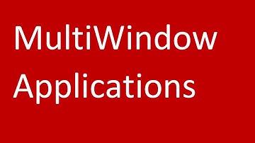 MultiWindow Apps
