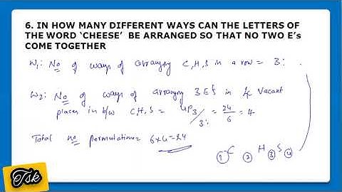 PERMUTATION & COMBINATION EXERCISE-5D