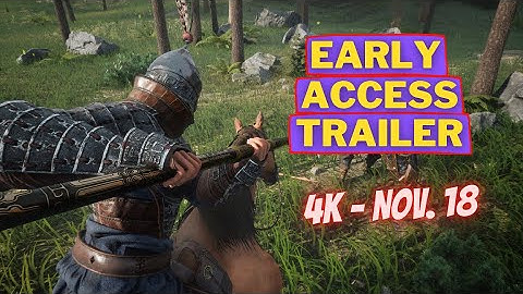 Myth of Empires - Early Access 4K Gameplay Trailer - PVP War Game