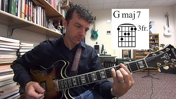Major 7th Bar Chords - 6th and 5th String Root - GMj7 CMj7