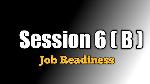 OS-CIT KNOWLEDGE CHECK 2023 SESSION - 6 ( B )