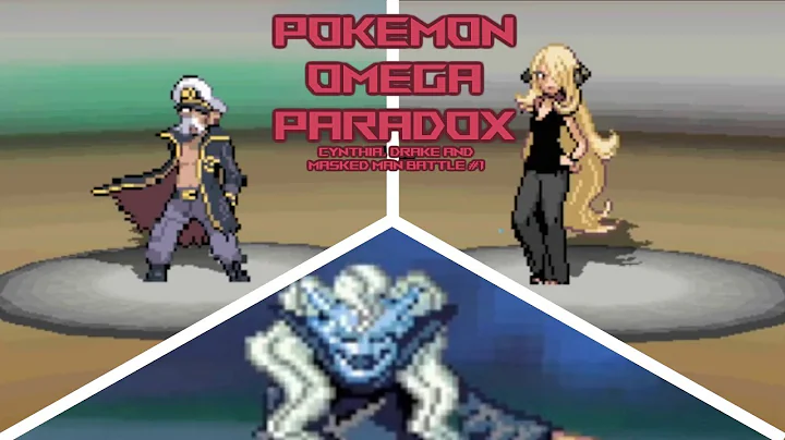 Cynthia, Drake and Masked Man Battle #1 - Pokemon ...