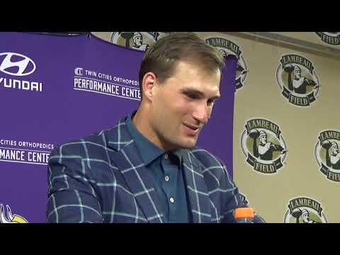 Kirk Cousins on tying the Packers, advice for Daniel Carlson
