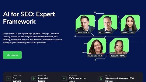 AI for SEO: Expert Framework