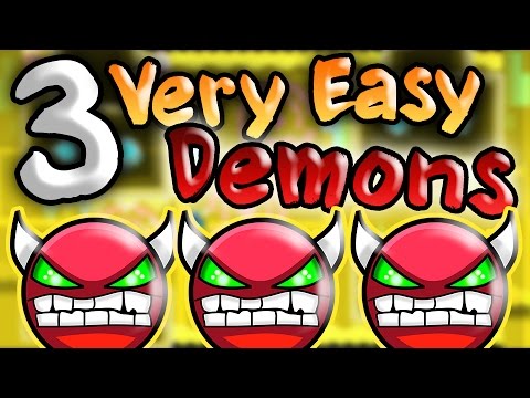 ¡3 VERY EASY DEMONS! Demons Súper Fáciles/Very Easy Demons #2 - YouTube