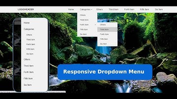 Responsive Dropdown Navigation Menu using html CSS & jQuery in Hindi. Part 1 #AdvancedUITechniques