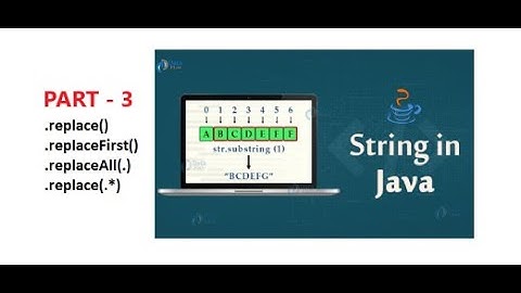 Java String Methods Part 3 || Replacae and Removing Char || Shivam Rai