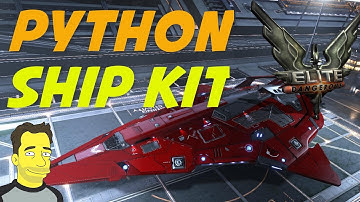 Elite Dangerous The Python Ship Kit spoilers, bumpers and wings