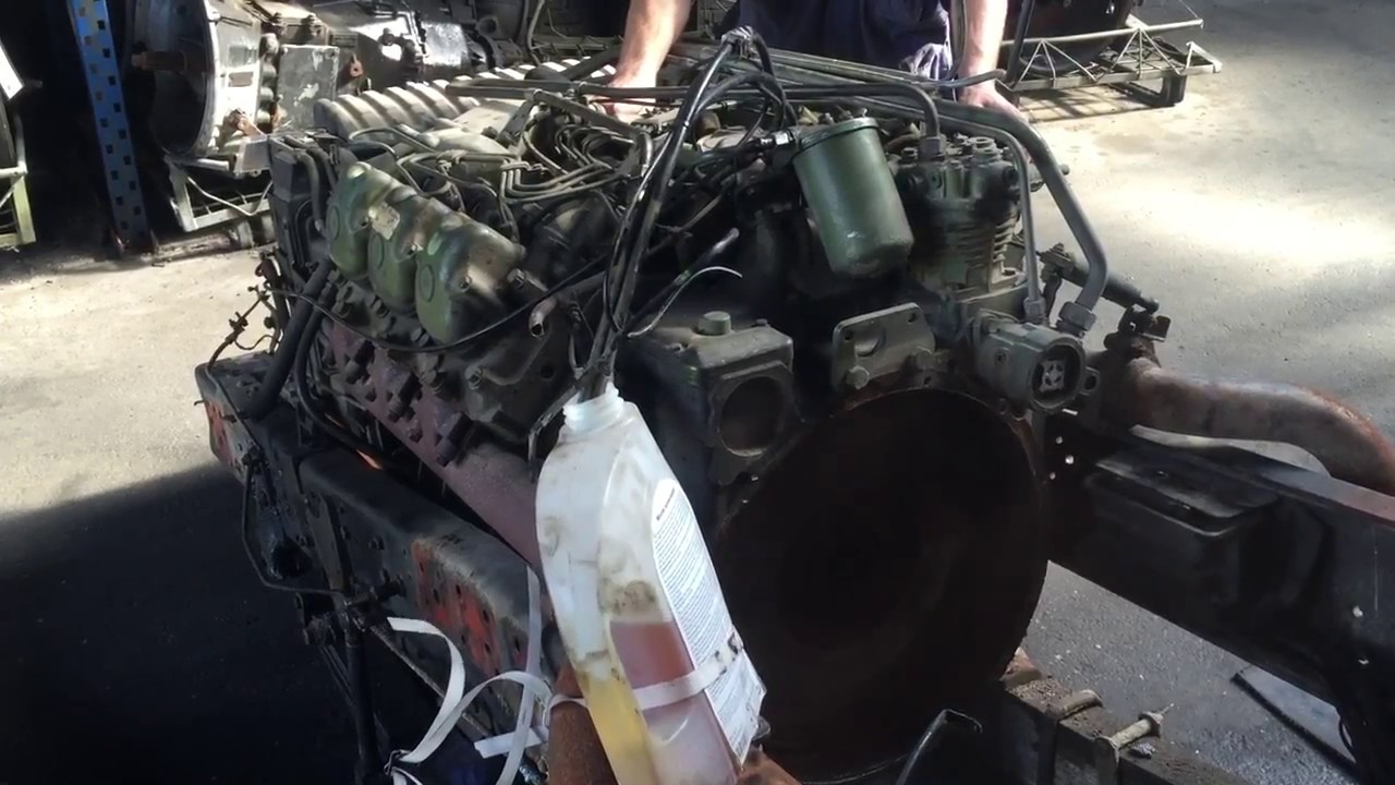 Двигатель mercedes om421