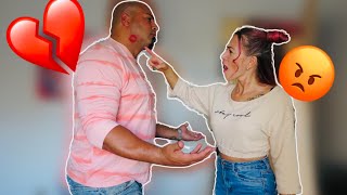 HE CAME HOME WITH LIPSTICK ON HIS NECK!! *EPIC PRANK*