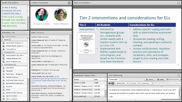 Excerpt 1: Tier 2 Interventions for English Learners (REL Northeast)