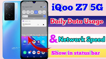 iqoo z7 data usage settings, iqoo z7 data speed setting, iqoo z7 data usage settings