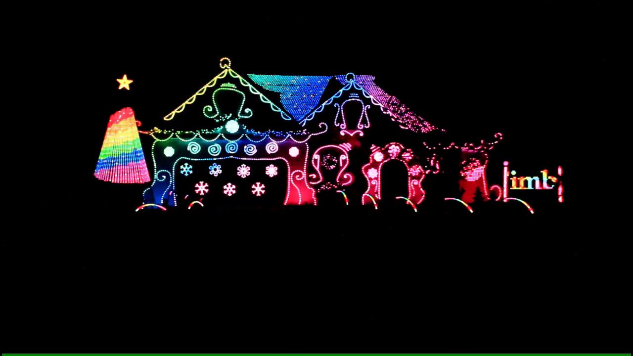 Best Christmas Light Show Ever Can't Stop the Feeling YouTube